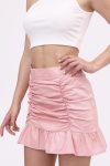 SolidPleatedRuffledSkirt3