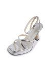 SquareToeAnkleStrapHighHeelSandals-Silver1