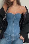 Strapless-Tie-Back-Denim-Crop-Top-1