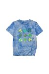 Tie-dye-Clover-Printed-T-shirt-Pink