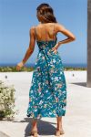 V-Neck-Floral-Print-Ruched-Cami-Dress-2