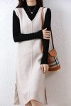 V-Neck-Solid-Color-Wool-Tank-Dress-1