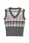 V-Neck-Striped-Waisted-Knitted-Tank-3