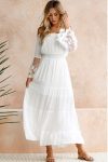 White-Off-Shoulder-Lace-Puff-Sleeve-Dress-1