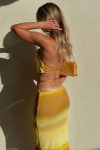 Yellow-Gradient-Halter-Crop-Top-Midi-Skirts-Set-1