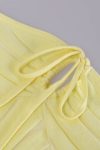 Yellow-Strapless-Lace-Up-Knitted-Dress-2